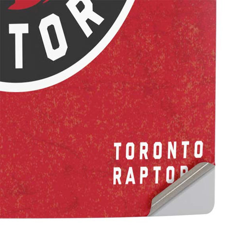 NBA Toronto Raptors Distressed PS5 Pro Console Skin