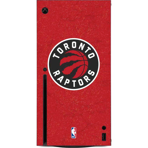 NBA Toronto Raptors Distressed Xbox Series X Console Skin