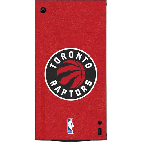 NBA Toronto Raptors Distressed XBox Series X Digital Edition Console Skin