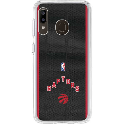 NBA Toronto Raptors Jersey Galaxy A20 Clear Case