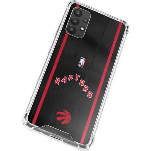 NBA Toronto Raptors Jersey Galaxy A32 5G Clear Case