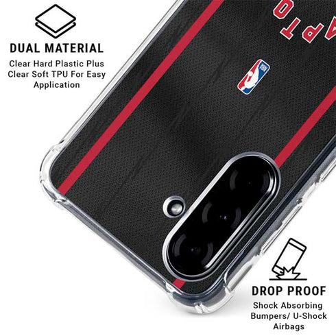 NBA Toronto Raptors Jersey Galaxy A36 5G Clear Case