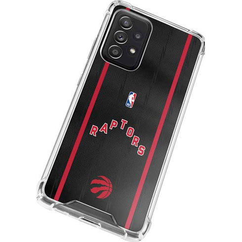 NBA Toronto Raptors Jersey Galaxy A72 5G Clear Case