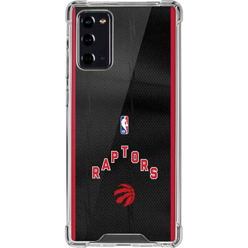 NBA Toronto Raptors Jersey Galaxy Note20 5G Clear Case