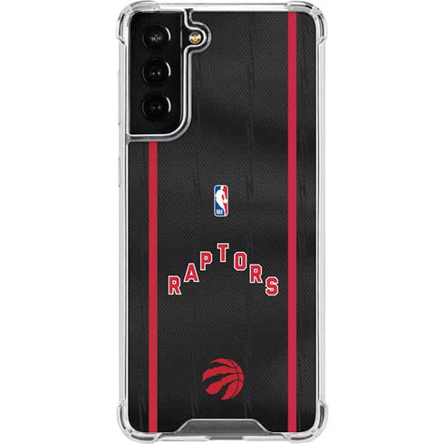 NBA Toronto Raptors Jersey Galaxy S21 FE Clear Case