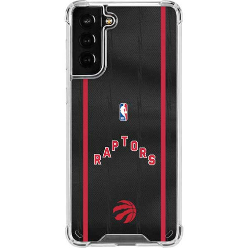 NBA Toronto Raptors Jersey Galaxy S21 Plus 5G Clear Case