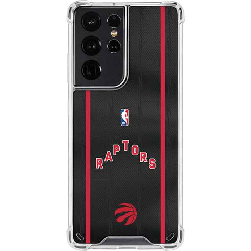 NBA Toronto Raptors Jersey Galaxy S21 Ultra 5G Clear Case