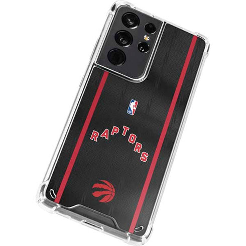 NBA Toronto Raptors Jersey Galaxy S21 Ultra 5G Clear Case