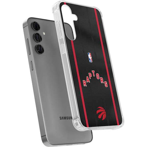 NBA Toronto Raptors Jersey Galaxy S24 Plus Clear Case
