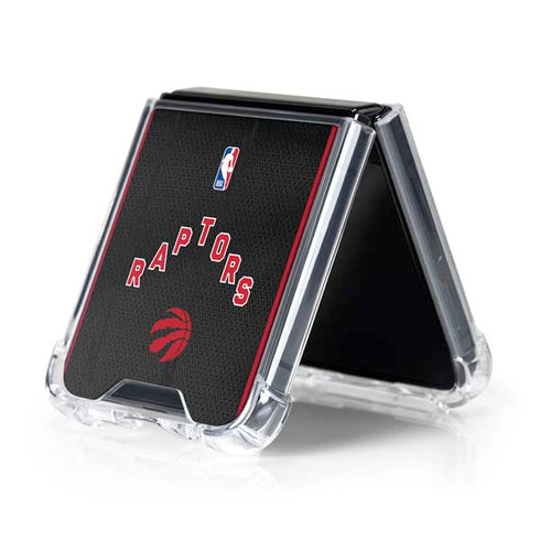 NBA Toronto Raptors Jersey Galaxy Z Flip5 5G Clear Case
