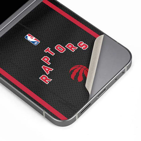 NBA Toronto Raptors Jersey Galaxy Z Flip6 Skin