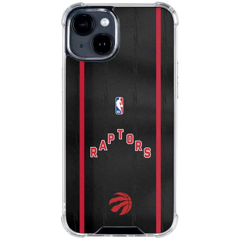 NBA Toronto Raptors Jersey iPhone 14 Plus Clear Case