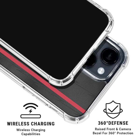 NBA Toronto Raptors Jersey iPhone 14 Plus Clear Case