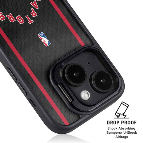 NBA Toronto Raptors Jersey iPhone 15 Plus Kickstand Case