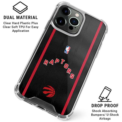 NBA Toronto Raptors Jersey iPhone 15 Pro Clear Case