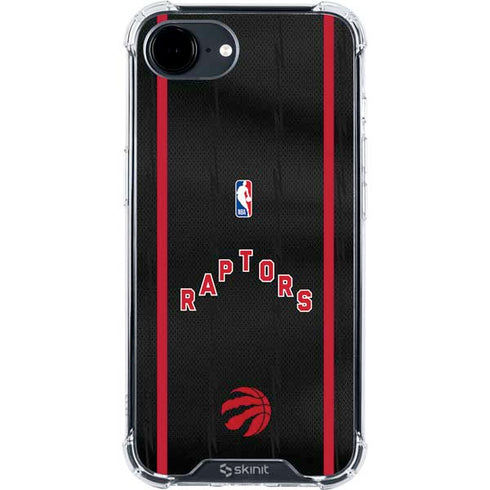 NBA Toronto Raptors Jersey iPhone 16e Clear Case