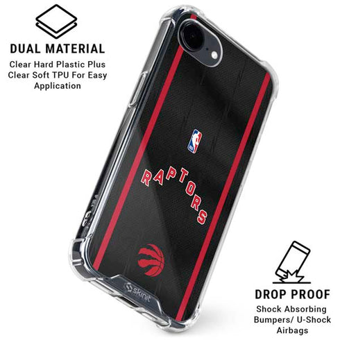 NBA Toronto Raptors Jersey iPhone 16e Clear Case