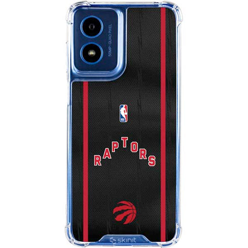 NBA Toronto Raptors Jersey Moto G Play 4G (2024) Clear Case