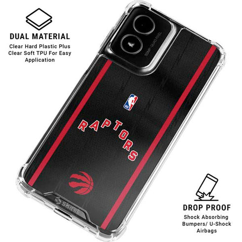 NBA Toronto Raptors Jersey Moto G Power 5G (2024) Clear Case