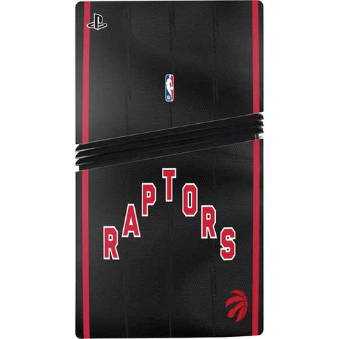 NBA Toronto Raptors Jersey PS5 Pro Disk Console Skin
