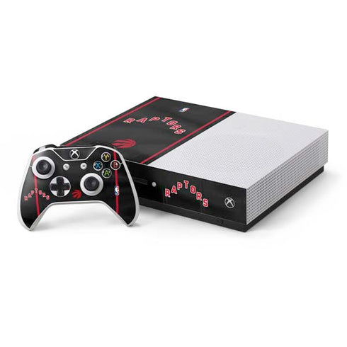 NBA Toronto Raptors Jersey Xbox One S Console and Controller Bundle Skin