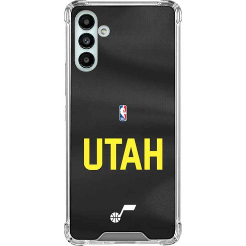 NBA Utah Jazz Jersey Galaxy A13 5G Clear Case