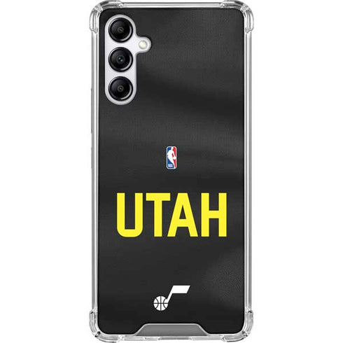 NBA Utah Jazz Jersey Galaxy A14 5G Clear Case
