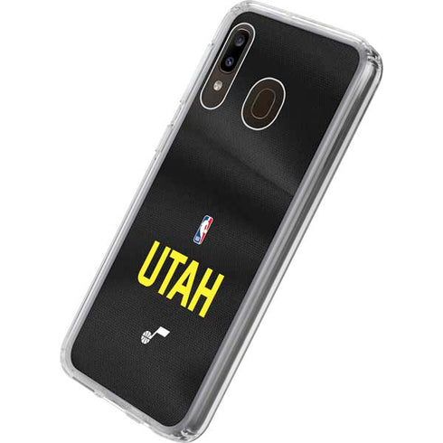 NBA Utah Jazz Jersey Galaxy A20 Clear Case
