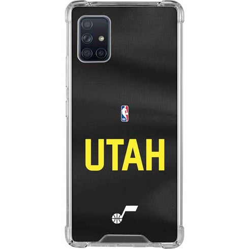 NBA Utah Jazz Jersey Galaxy A51 5G Clear Case