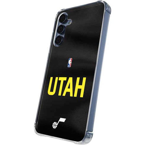 NBA Utah Jazz Jersey Galaxy A55 5G Clear Case