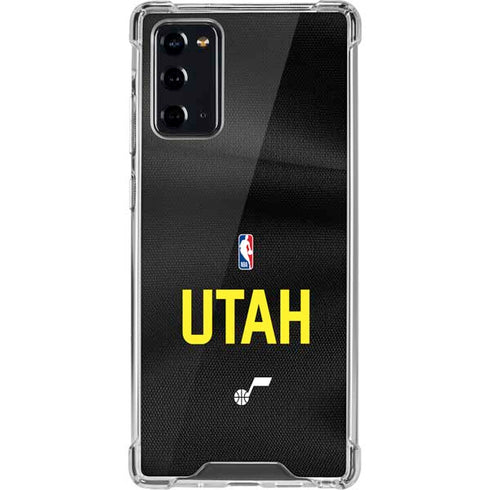 NBA Utah Jazz Jersey Galaxy Note20 5G Clear Case