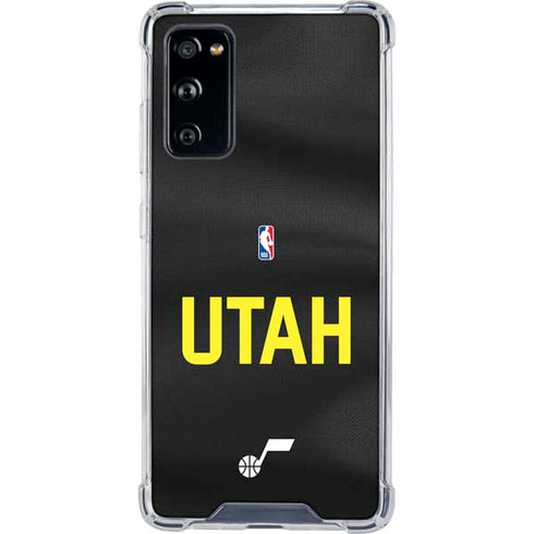 NBA Utah Jazz Jersey Galaxy S20 FE Clear Case