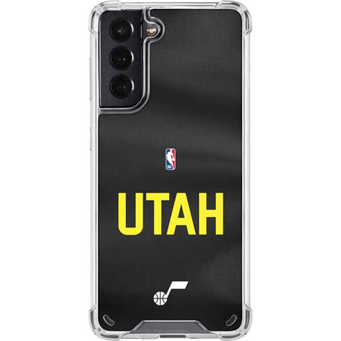 NBA Utah Jazz Jersey Galaxy S21 5G Clear Case