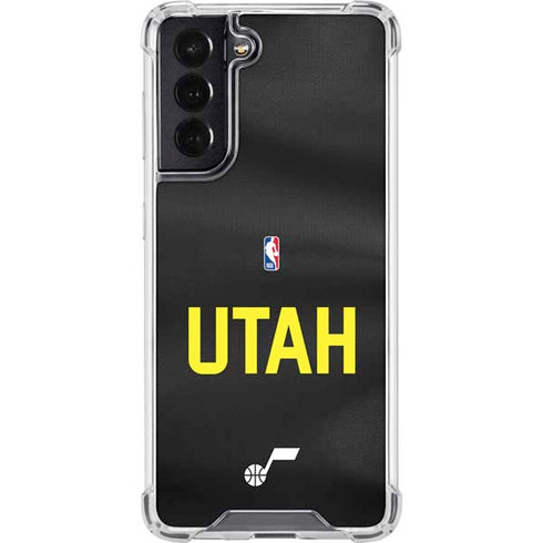NBA Utah Jazz Jersey Galaxy S22 Clear Case