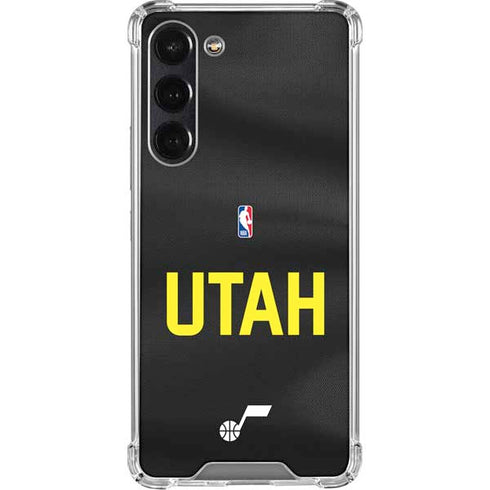 NBA Utah Jazz Jersey Galaxy S24 FE Clear Case