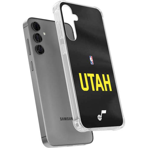 NBA Utah Jazz Jersey Galaxy S24 Plus Clear Case
