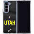 NBA Utah Jazz Jersey Galaxy Z Fold5 5G Clear Case