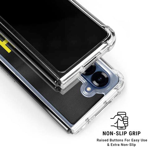 NBA Utah Jazz Jersey Galaxy Z Fold6 Clear Case