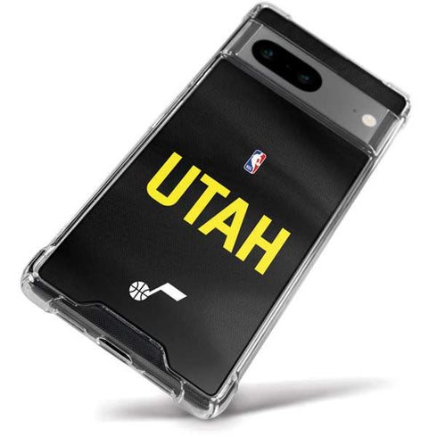 NBA Utah Jazz Jersey Google Pixel 8a Clear Case