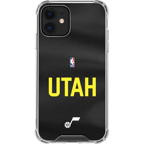 NBA Utah Jazz Jersey iPhone 12 Mini Clear Case