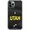 NBA Utah Jazz Jersey iPhone 12 Pro Clear Case