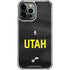 NBA Utah Jazz Jersey iPhone 14 Pro Max Clear Case