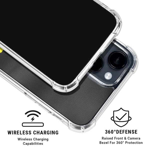 NBA Utah Jazz Jersey iPhone 15 Plus Clear Case