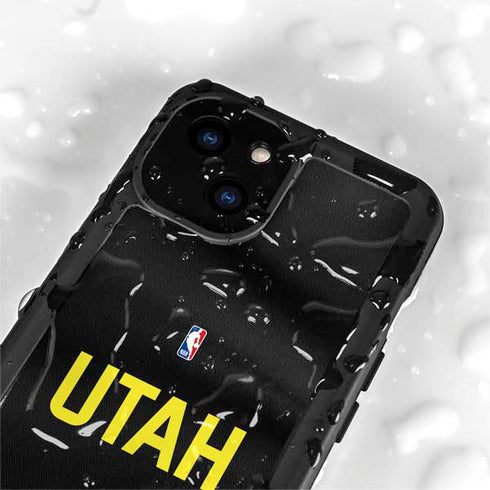NBA Utah Jazz Jersey iPhone 15 Plus Waterproof Case