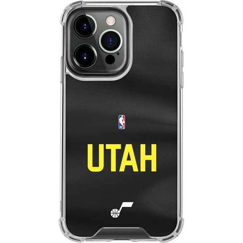 NBA Utah Jazz Jersey iPhone 15 Pro Clear Case