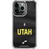 NBA Utah Jazz Jersey iPhone 15 Pro Clear Case