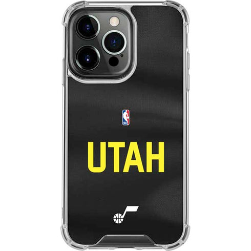 NBA Utah Jazz Jersey iPhone 15 Pro Max Clear Case
