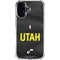 NBA Utah Jazz Jersey iPhone 16 Clear Case