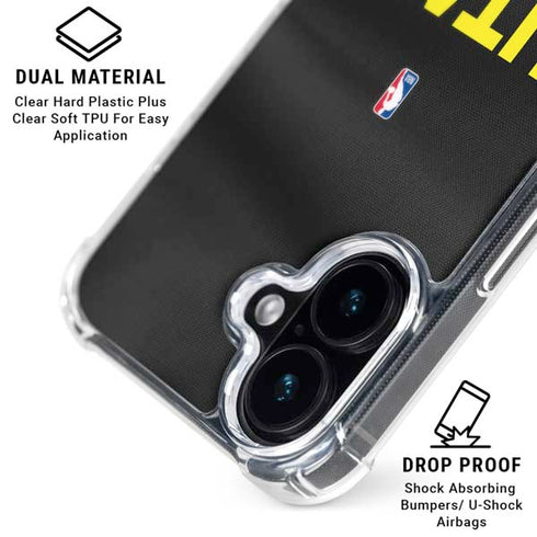 NBA Utah Jazz Jersey iPhone 16 Clear Case