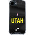 NBA Utah Jazz Jersey iPhone 16e Clear Case